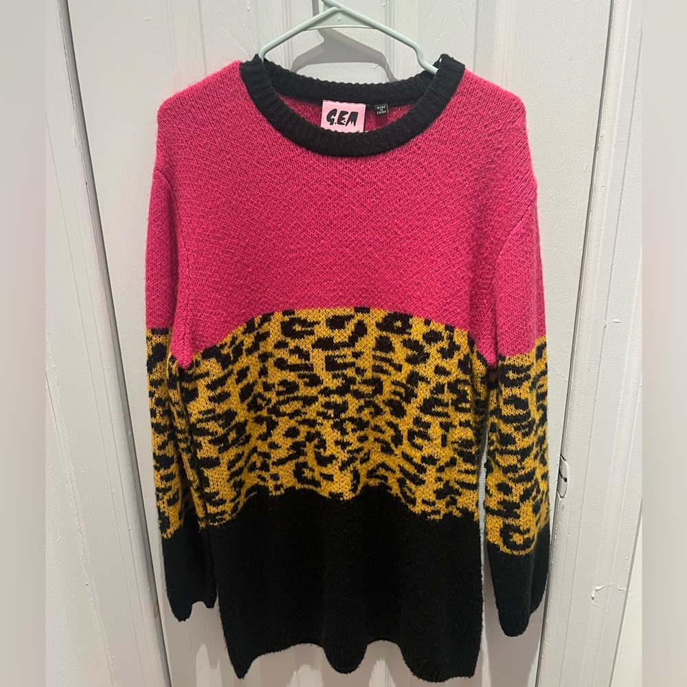 Lazy Oaf GEM Long Oversized Sweater/Jumper